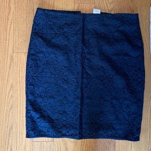 Navy blue lace Skirt
